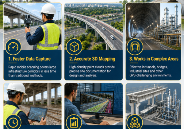 Benefits of SLAM LiDAR Survey for Infrastructure Projects