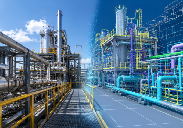 Digital Twin and Scan-to-BIM for Industrial Plants