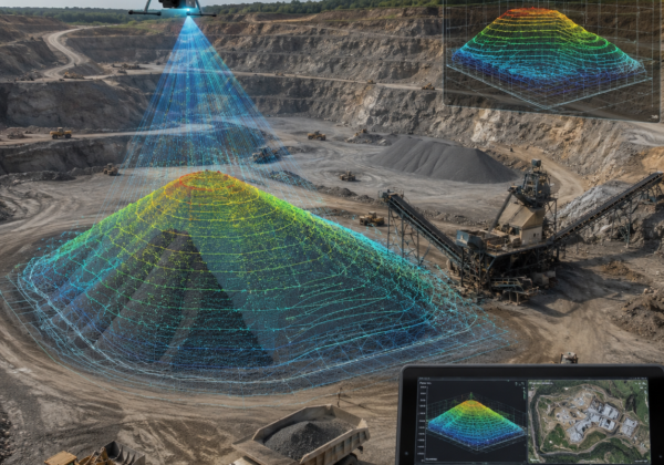Mining and Quarry Survey Using Drone and LiDAR