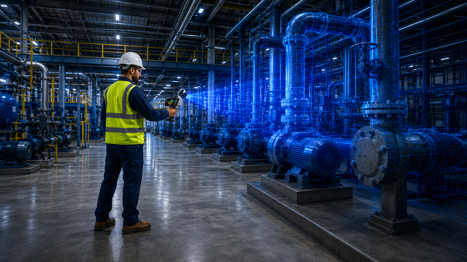 SLAM LiDAR survey for industrial plants and process facilities